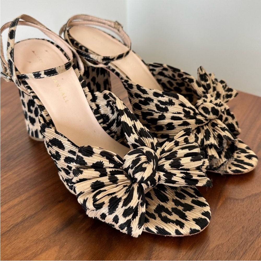 Loeffler Randall Camellia Dune Pleated Bow Heel